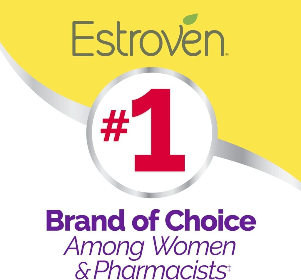 Estroven Stress Relief  Energy Boost for Menopause Relief - 28 Ct. - Clinically Proven Ingredients Provide Stress  Energy Support + Night Sweats  Hot Flash Relief - Drug-Free and Gluten-Free