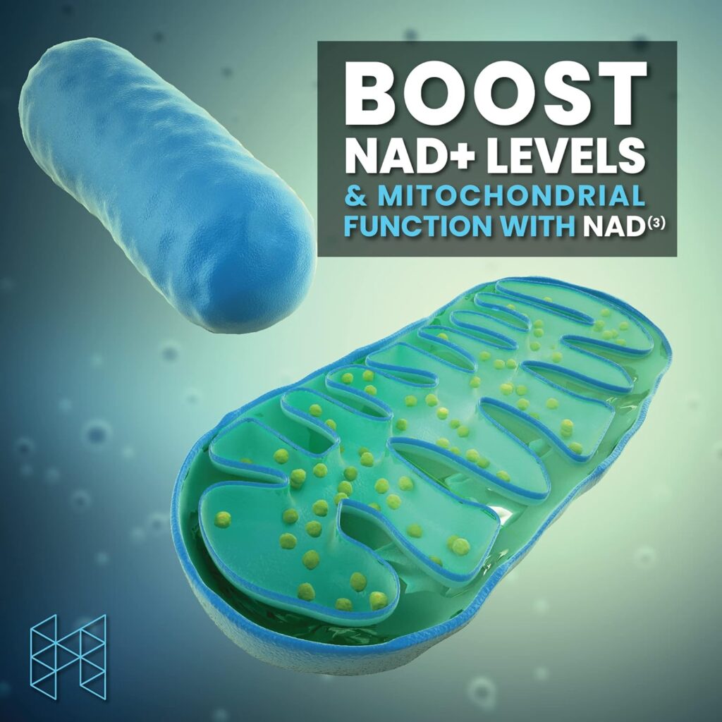 HPN Supplements NAD3 NAD+ Booster | Value Size 2 Month Supply | Clinically Proven  Independently Tested - Metabolic Repair | 311 mg per Serving - 120 Capsules